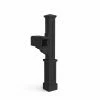 Mayne Rockport Single Decorative Polyethylene Mailbox Post, Black 1 Mayne Rockport Single Decorative Polyethylene Mailbox Post, Black -Baldwin Sales Store mayne mailbox posts stands 5809bk 64 1000