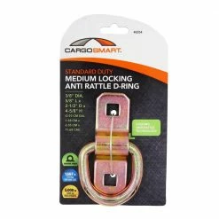 CargoSmart 3-3/4 in. W x 1-1/8 in. L 5000 lb. Capacity Standard-Duty Medium Locking Anti-Rattle D-Ring -Baldwin Sales Store metallics cargosmart tie down hardware accessories 6554 a0 1000
