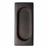 Quiet Glide 3-7/8 in. x 1-5/8 in. x 3/8 in. Oil Rubbed Bronze Large Flush Pull -Baldwin Sales Store oil rubbed bronze quiet glide barn door hardware dafp4134u10b 64 1000