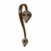 Quiet Glide Hand Forged Oil Rubbed Bronze Spade Loop Handle -Baldwin Sales Store oil rubbed bronze quiet glide barn door hardware qg11990207 64 1000