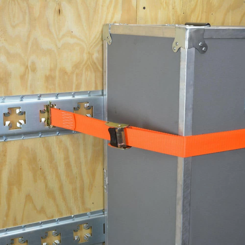 CargoSmart 2 in. x 12 ft. 2000 lbs. Orange Cambuckle Ratchet Strap for X-Track/E-Track Systems (2-Pack) 7 CargoSmart 2 in. x 12 ft. 2000 lbs. Orange Cambuckle Ratchet Strap for X-Track/E-Track Systems (2-Pack) - Image 5