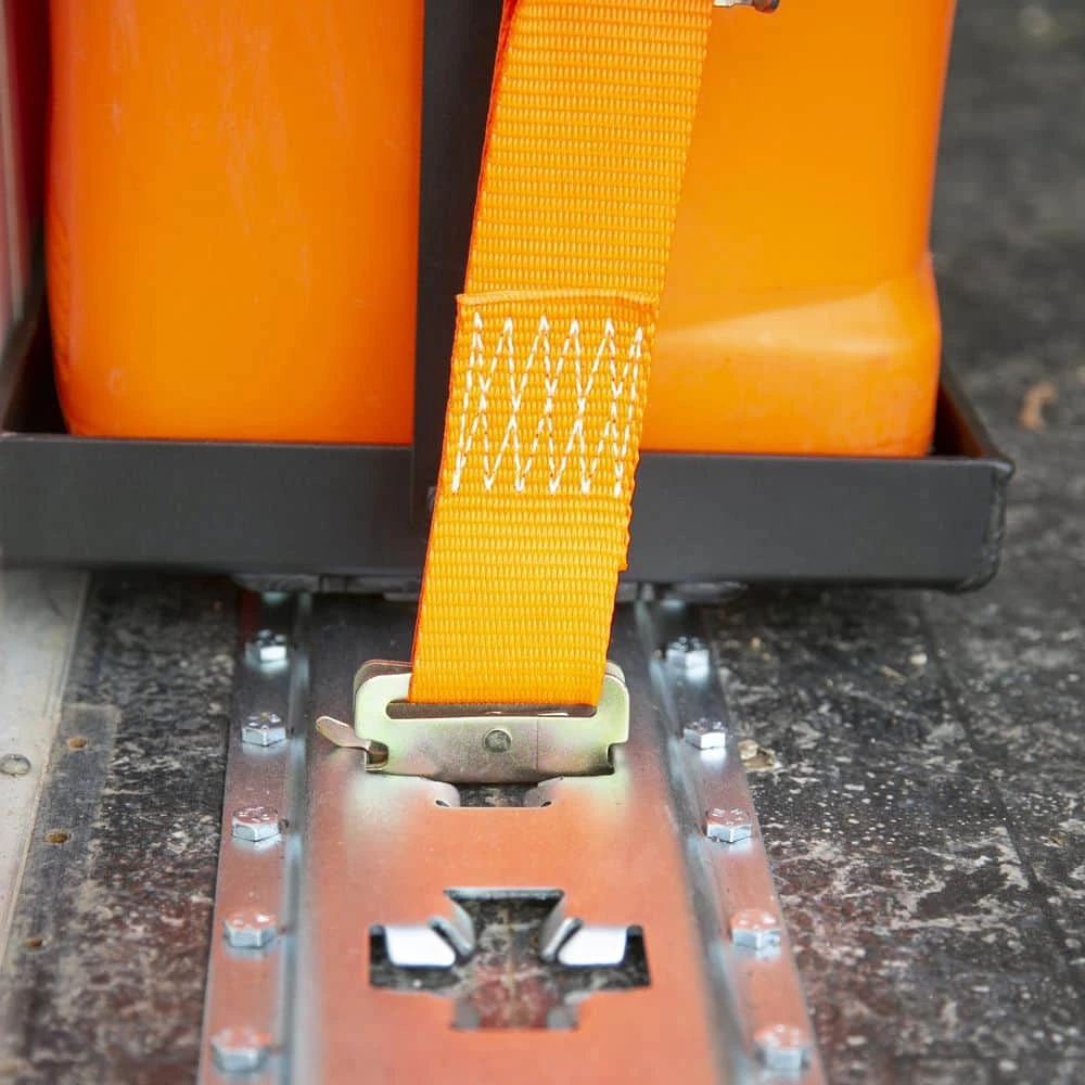 CargoSmart 2 in. x 12 ft. 2000 lbs. Orange Cambuckle Ratchet Strap for X-Track/E-Track Systems (2-Pack) 8 CargoSmart 2 in. x 12 ft. 2000 lbs. Orange Cambuckle Ratchet Strap for X-Track/E-Track Systems (2-Pack) - Image 6