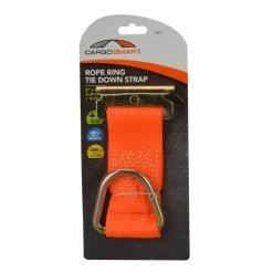 CargoSmart 2 in. x 6 in. 2000 lb Orange Rope Ring X-Track/E-Track Tie Down Strap (1-Pack) -Baldwin Sales Store oranges peaches cargosmart tie down hardware accessories 893 1d 1000