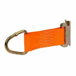 CargoSmart 2 in. x 6 in. 2000 lb Orange Rope Ring X-Track/E-Track Tie Down Strap (1-Pack) -Baldwin Sales Store oranges peaches cargosmart tie down hardware accessories 893 40 1000