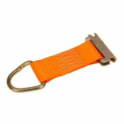 CargoSmart 2 in. x 6 in. 2000 lb Orange Rope Ring X-Track/E-Track Tie Down Strap (1-Pack) -Baldwin Sales Store oranges peaches cargosmart tie down hardware accessories 893 a0 1000