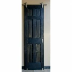 Quiet Glide 72 in. Vista Satin Nickel Sliding Barn Door Round Track and Hardware Kit 10 Quiet Glide 72 in. Vista Satin Nickel Sliding Barn Door Round Track and Hardware Kit -Baldwin Sales Store satin nickel quiet glide barn door hardware qg1300v02 4f 1000