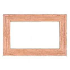 MirrorChic American Red Oak 72 in. x 42 in. Mirror Frame Kit in Stainable - Mirror Not Included