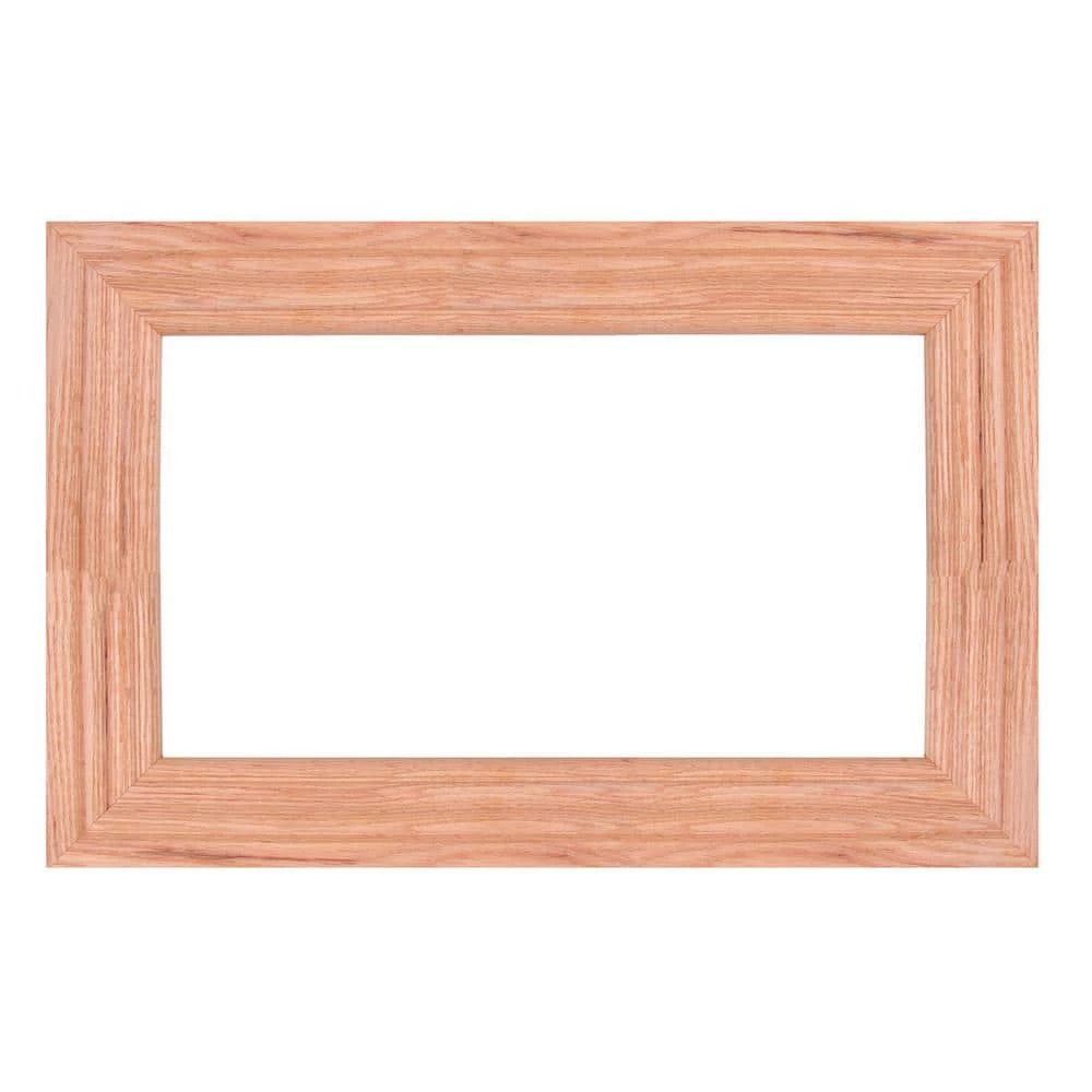 MirrorChic American Red Oak 72 in. x 42 in. Mirror Frame Kit in Stainable - Mirror Not Included 3 MirrorChic American Red Oak 72 in. x 42 in. Mirror Frame Kit in Stainable - Mirror Not Included