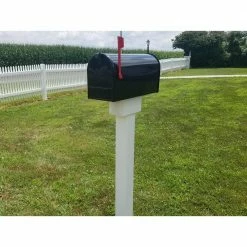 The Handy Post 42 in. x 8 in. White Vinyl Mailbox Post Sleeve -Baldwin Sales Store the handy post mailbox posts stands hp 1w1 1f 1000