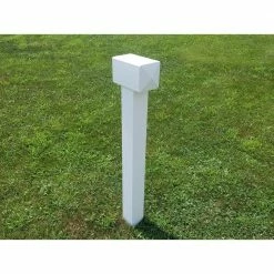 The Handy Post 42 in. x 8 in. White Vinyl Mailbox Post Sleeve -Baldwin Sales Store the handy post mailbox posts stands hp 1w1 44 1000