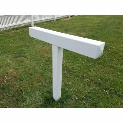 The Handy Post 42 in. x 40 in. x 5 in. Vinyl Sleeve Post for 3 XL Mailboxes, White -Baldwin Sales Store the handy post mailbox posts stands hp 1w3xl c3 1000