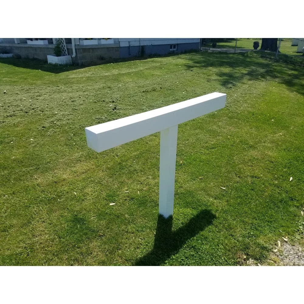 The Handy Post 42 in. x 54 in. Vinyl Post Sleeve for 5 Small, Medium, Large Mailboxes, White 6 The Handy Post 42 in. x 54 in. Vinyl Post Sleeve for 5 Small, Medium, Large Mailboxes, White - Image 4