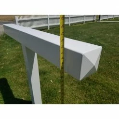 The Handy Post 42 in. x 54 in. Vinyl Post Sleeve for 5 Small, Medium, Large Mailboxes, White 13 The Handy Post 42 in. x 54 in. Vinyl Post Sleeve for 5 Small, Medium, Large Mailboxes, White -Baldwin Sales Store the handy post mailbox posts stands hp 1w5 44 1000