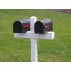 The Handy Post 54 in. x 31 in. x 5 in. Vinyl Double Mailbox Post, White -Baldwin Sales Store the handy post mailbox posts stands hp 1wd 64 1000