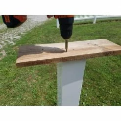 The Handy Post 42 in. x 4 in. Vinyl Mailbox Post Sleeve, White -Baldwin Sales Store the handy post mailbox posts stands hp 1wsl 1f 1000