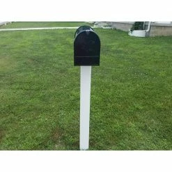 The Handy Post 42 in. x 4 in. Vinyl Mailbox Post Sleeve, White -Baldwin Sales Store the handy post mailbox posts stands hp 1wsl 76 1000