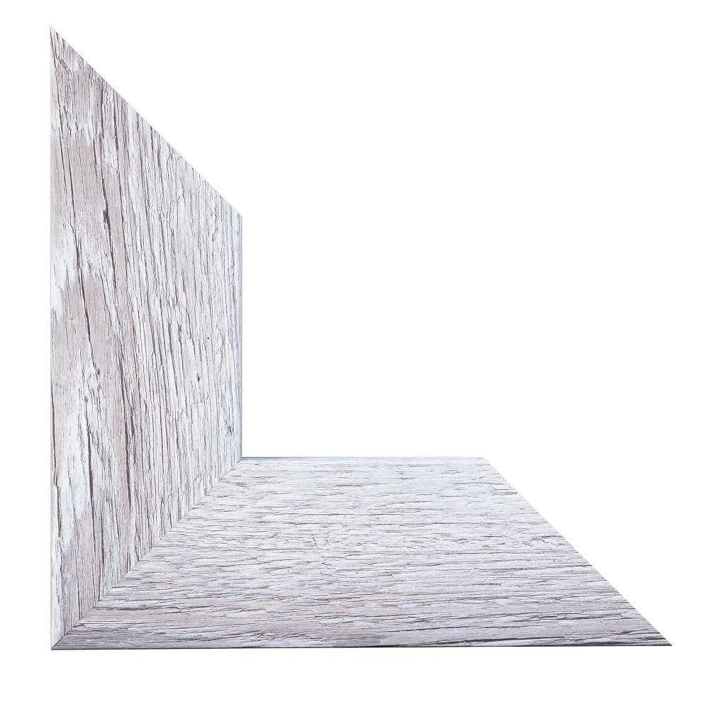 MirrorChic Driftwood 54 in. x 36 in. Mirror Frame Kit in White - Mirror Not Included 7 MirrorChic Driftwood 54 in. x 36 in. Mirror Frame Kit in White - Mirror Not Included - Image 5