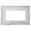 MirrorChic Driftwood 54 in. x 36 in. Mirror Frame Kit in White - Mirror Not Included -Baldwin Sales Store white mirrorchic mirror framing kits e1500325 01 64 1000
