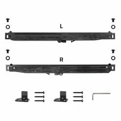 Quiet Glide 78-3/4 in. Soft Close White Sliding Barn Door Hardware and Track Kit -Baldwin Sales Store white quiet glide barn door hardware nt140009w01sc 4f 1000