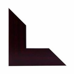 MirrorChic Dronish Mahogany 60 in. W x 42 in. H DIY Mirror Frames Kit -Baldwin Sales Store wood mirrorchic mirror framing kits e2066047 19 4f 1000