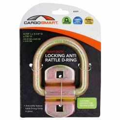 CargoSmart 3-1/8 in. W x 1-3/4 in. L 11,000 lb. Capacity Heavy-Duty Locking Anti-Rattle D-Ring -Baldwin Sales Store yellows golds cargosmart tie down hardware accessories 6509 1d 1000