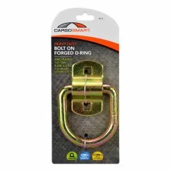 CargoSmart 3-1/8 in. W x 1-3/4 in. L 11,000 lb. Capacity Heavy-Duty Bolt-On Forged D-Ring -Baldwin Sales Store yellows golds cargosmart tie down hardware accessories 818 40 1000