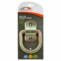 CargoSmart 3-1/8 in. W x 1-3/4 in. L 11,000 lb. Capacity Heavy-Duty Bolt-On Forged D-Ring -Baldwin Sales Store yellows golds cargosmart tie down hardware accessories 818 76 1000